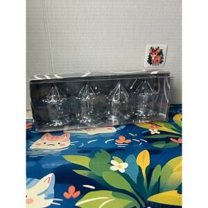 Vtg Department 56 Pinwheel Spinner Twinkler Birdcage Ornaments Set of 4 Silver